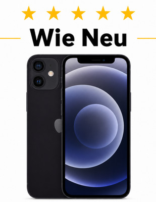 Apple iPhone 12 Mini - 128GB - WIE NEU - Schwarz - OVP   12 M. Gewährleistung