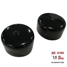 2-Inch Rubber Wheel Hub Trailer Bearing Dust Cap Plug Grease Cover 2 Pack 