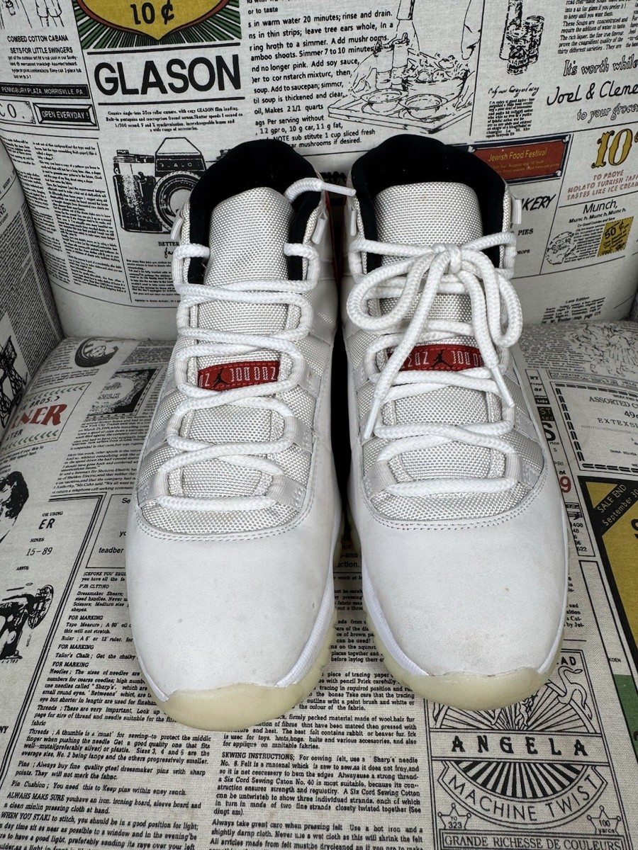 Nike Air Jordan 11 Retro Platinum Tint 378037-016 Men Size 10 With