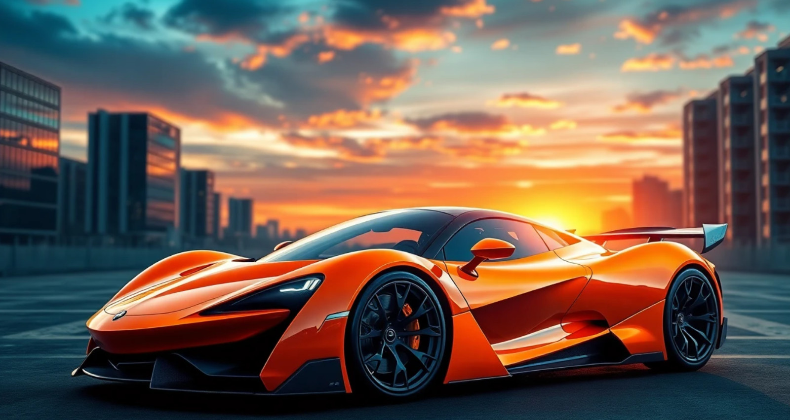 McLaren Concept Car w/Custom Wheels/Rims Custom Built1:12SCALE MODEL