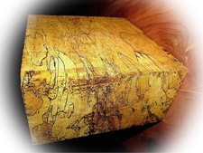 New Beautiful Exotic SPALTED Tamarind Bowl Blank Lathe Turning Block 8 X 8 X 3"