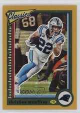 2022 Panini Classics Timeless Tributes Gold 62/99 Christian McCaffrey #12 n0c