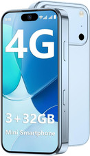 Mini Phone 4G Unlocked 3 32GB Mini Smartphone with 3.7'' HD Touch Screen 2000Mah