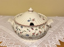 Staffordshire Oakwood LARGE Soup Tureen with Lid RARE FIND