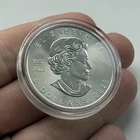 1oz .999 Silver Canadian Maple Bullion Coin, Elizabeth II - Dual Date 1952 2022