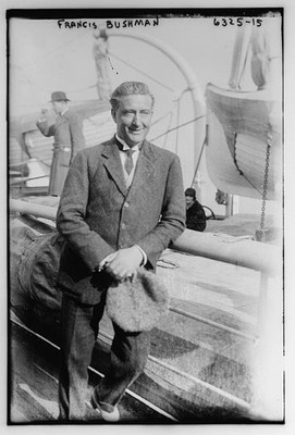 Photo:Francis X Bushman on Ship Deck Portrait
