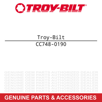 Troy-Bilt 748-0190 Spacer .508 Id X .75 Od XP Votex Vortex Tracker Storm 1030