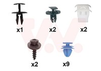VAN Wezel Montagesatz KotflüGel 0967796 FüR CitroËN C5 Aircross Hybrid 136 130