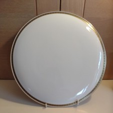 Spode modello piatto torta a cupola bordo nero e oro come Minton St James