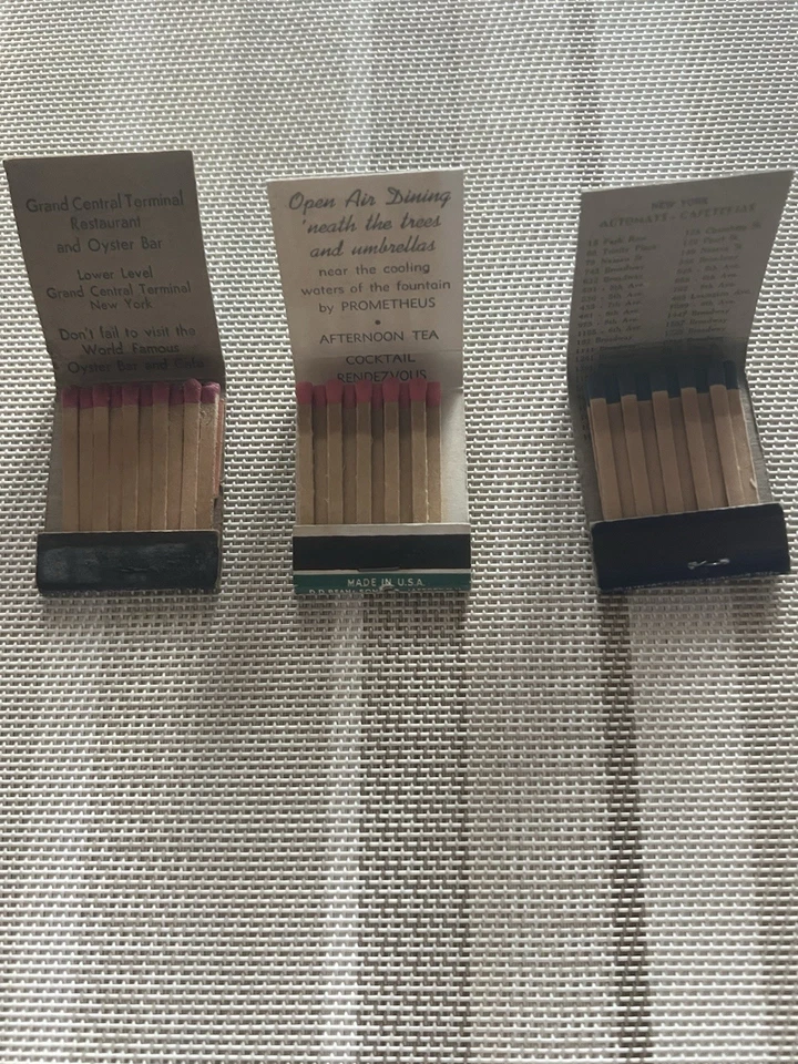 De colección Matchbooks of Iconic New York City Landmarks años 40-50 Foto 3 de 3