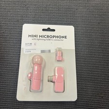 PINK MINI MICROPHONE