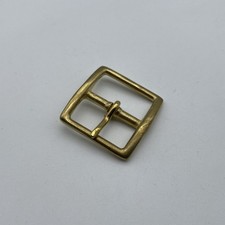 Square Brass Pin Buckle 25.4mm For Leather Strap Fastener