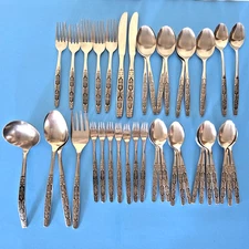 Northland Japan by Oneida SECRET FLING Stainless Steel Flatware 40Pcs Lot