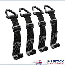 4 Pack Anti-Drop Headrest Hooks, Adjustable Car Seat Organizer Universal, Hanger