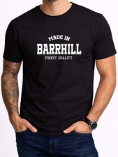 Product Of Barrhill Mens Black T-Shirt Birthday Gift Local