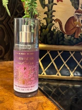 Bath & Body Works Strawberry Snowflakes Fine Fragrance Mist Travel***SHIPS FEDEX