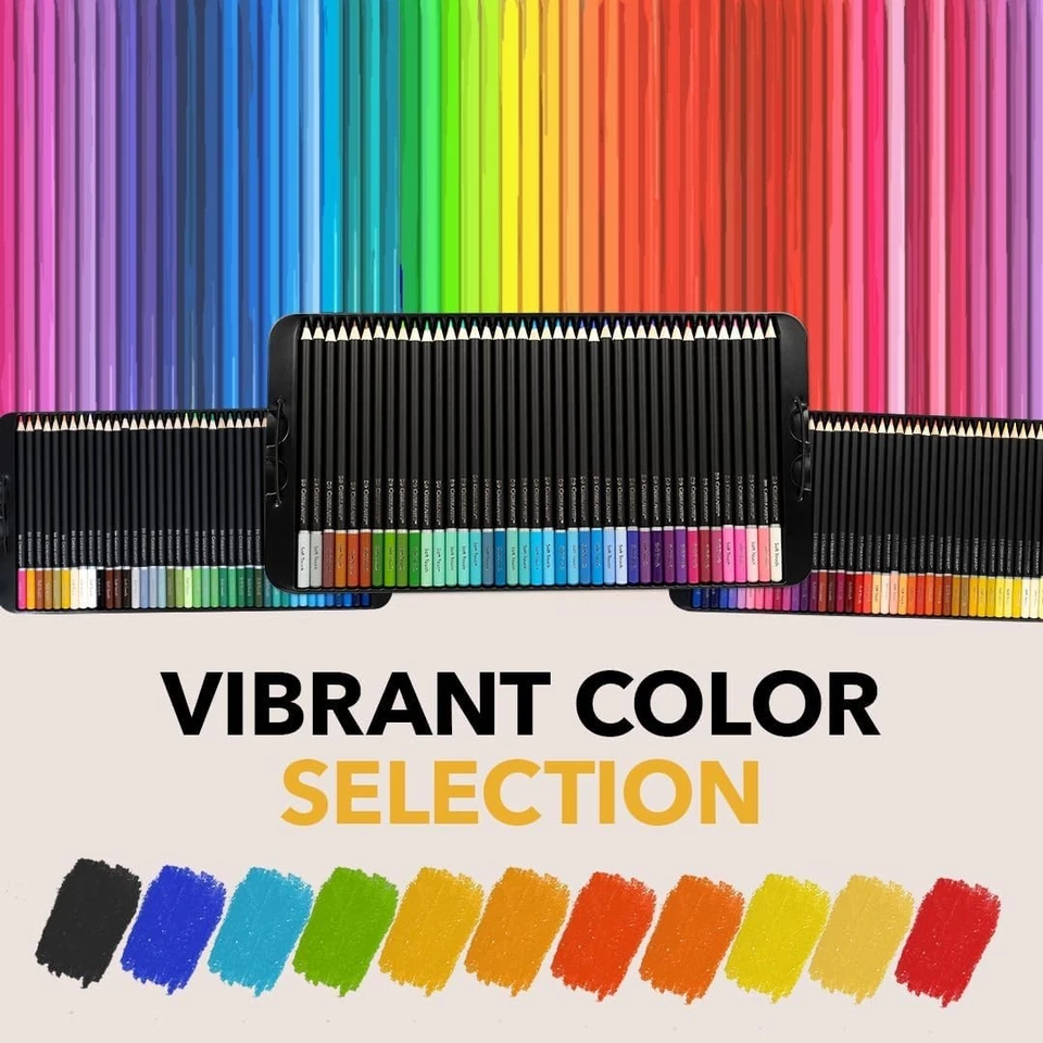 120 Colored Pencils in Presentation Tin - Image 4 of 4