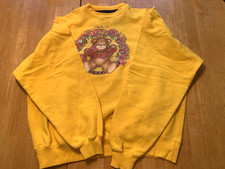 Champion Sweatshirt XL Yellow Vintage Thrashed Distressed Cottagecore Grannycore