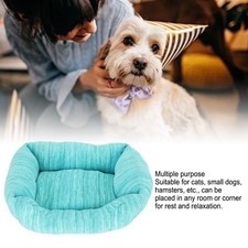 Pet Sofa Bed Soft Skin Friendly Flannel Cat Cusion Bed Sponge Padding Puppy NEW