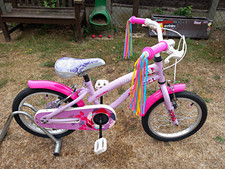 fully serviced Apollo Wildrose Girls Kids Bike 16in Wheels Pink
