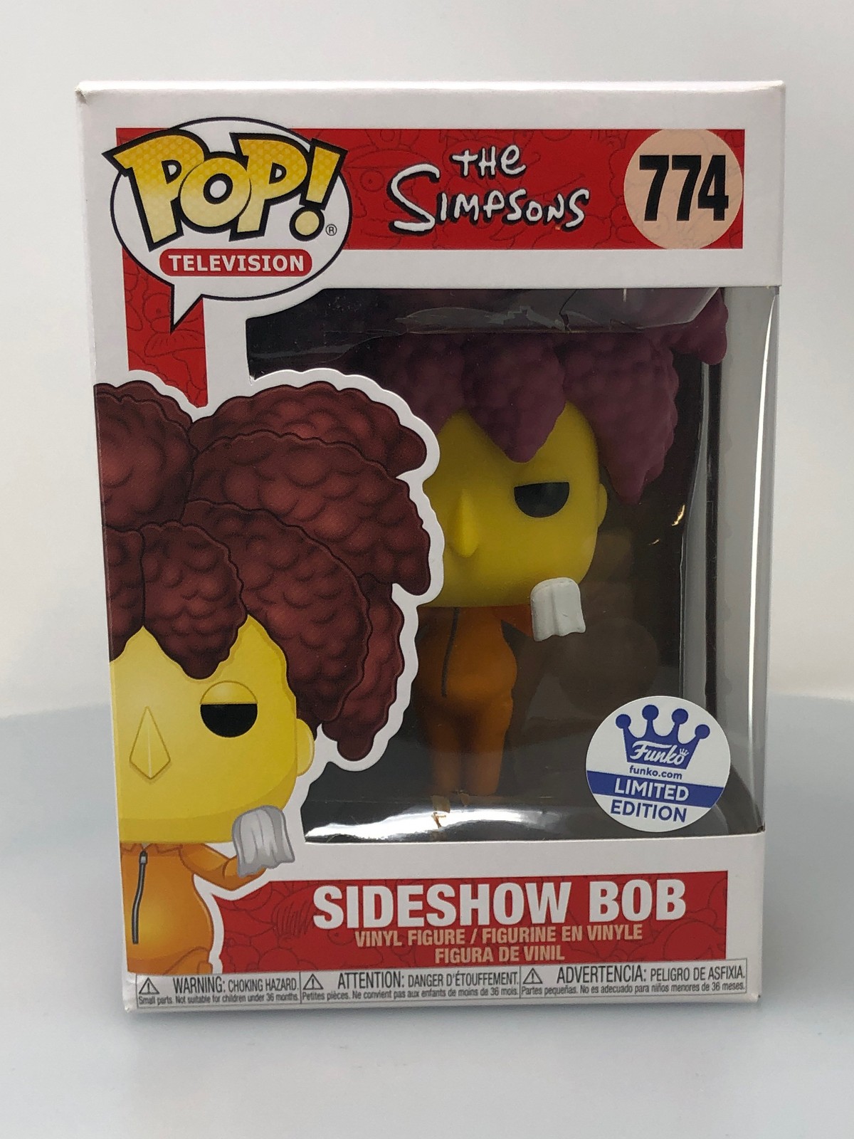 Funko Pop! Sideshow Bob #774 Damaged Box See Pics