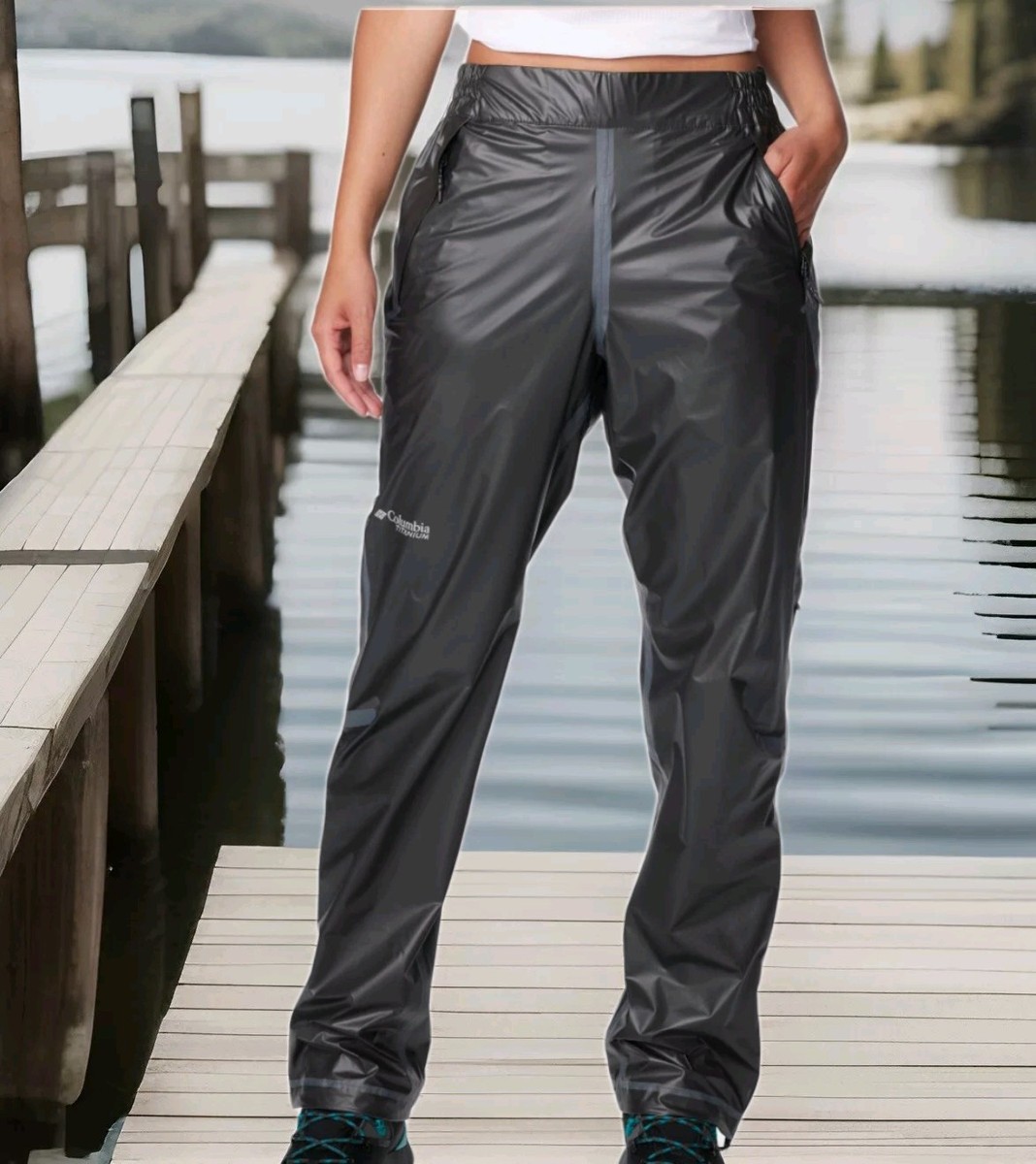 Womens Columbia Titanium OutDry Extreme Wyldwood Rain Pants