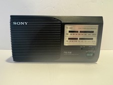 SONY ICF-24 VINTAGE AM/FM PORTABLE RADIO TESTED and WORKS