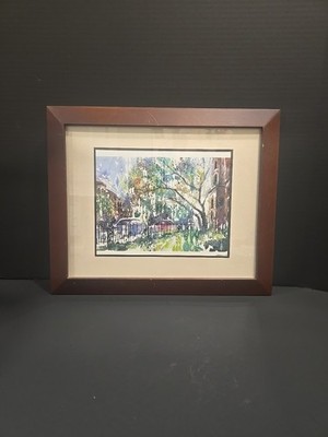 Misha Lenn Commonwealth in Bloom Seriolithograph Framed Cert of Auth 