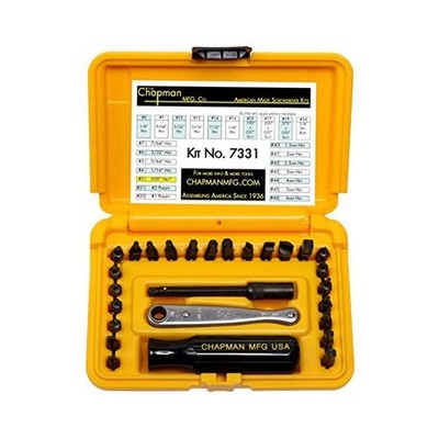 Chapman MFG 7331 All-Purpose Standard Screwdriver Set - Includes Phillips, SA...