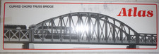 Atlas HO Scale 887 Nickel Silver Curved Chord Truss Bridge HO