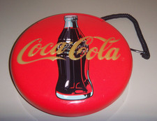 VINTAGE 90'S COCA COLA WALL PHONE RED BUTTON LANDLINE TELEPHONE UNTESTED