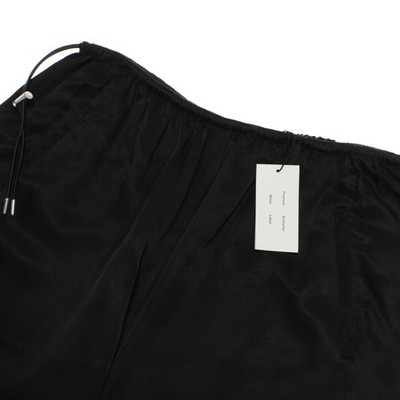 Proenza Schouler NWT Anders Crinkled Pants Size M in Black Viscose