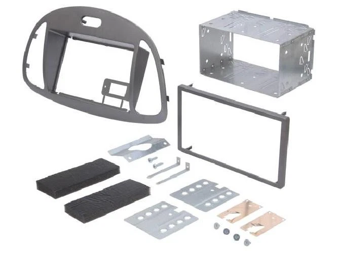 Kit Facade Autoradio KA299B Compatible avec Hyundai i10 ap11 - argent - Photo 1/1