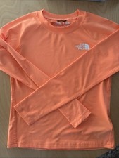 Girls' the North Face Flash Dry T-Shirt UPF 40 Long Sleeve Sun Tee Size M