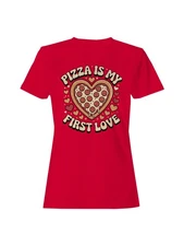 Heart-Shaped Pizza Love Women's T-shirt