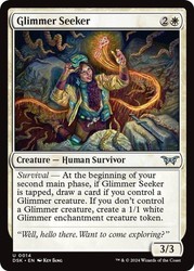 Glimmer Seeker 14 Uncommon Duskmourn: House of Horror Magic: The Gathering