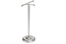 Toilet Paper Holder Stand, Brushed Nickel Toilet Paper Holder Free Standing