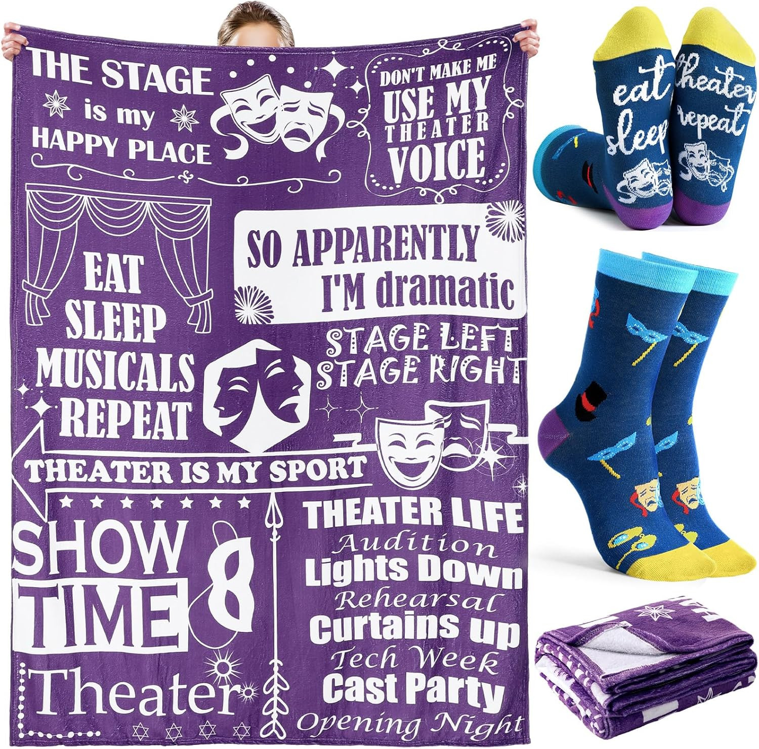 Theater Lovers Gifts for Girls Women Men Musical Theater Drama Gifts for Actors