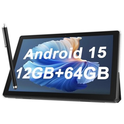 Android Tablet 10.1 5G WiFi 6 64GB 12GB RAM 1280x800 IPS Black AT-CP20 ATOZEE