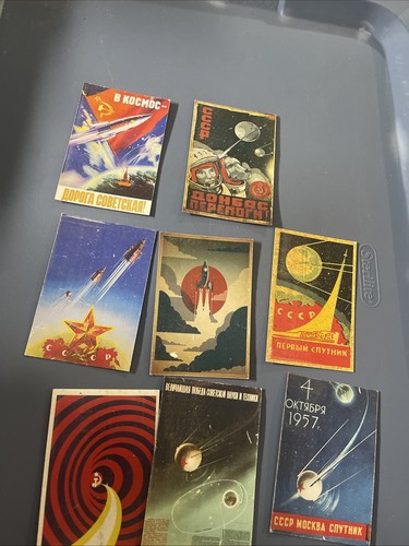 Vintage Russian Soviet Poster 1984 VERY RARE !!! 100% original ! * SPACE *