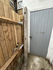 8FT Concrete Intermediate Fence Post (2.4M) - Leftover from the gardening jobs. 
