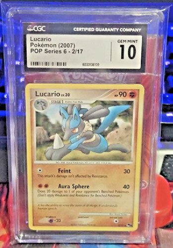 Lucario graded CGC 10 for sale on eBay