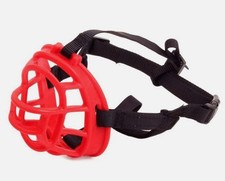 Strong Basket Silicone Breathable Lightweight  Durable Adjustable Dog Muzzle