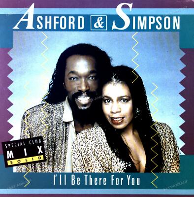 Ashford & Simpson - I'll Be There For You Maxi 1989 (VG+/VG+) '