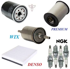 Tune Up Kit Air Cabin Oil Fuel Filters Spark Plugs For FORD FOCUS L4 2.3L 2016