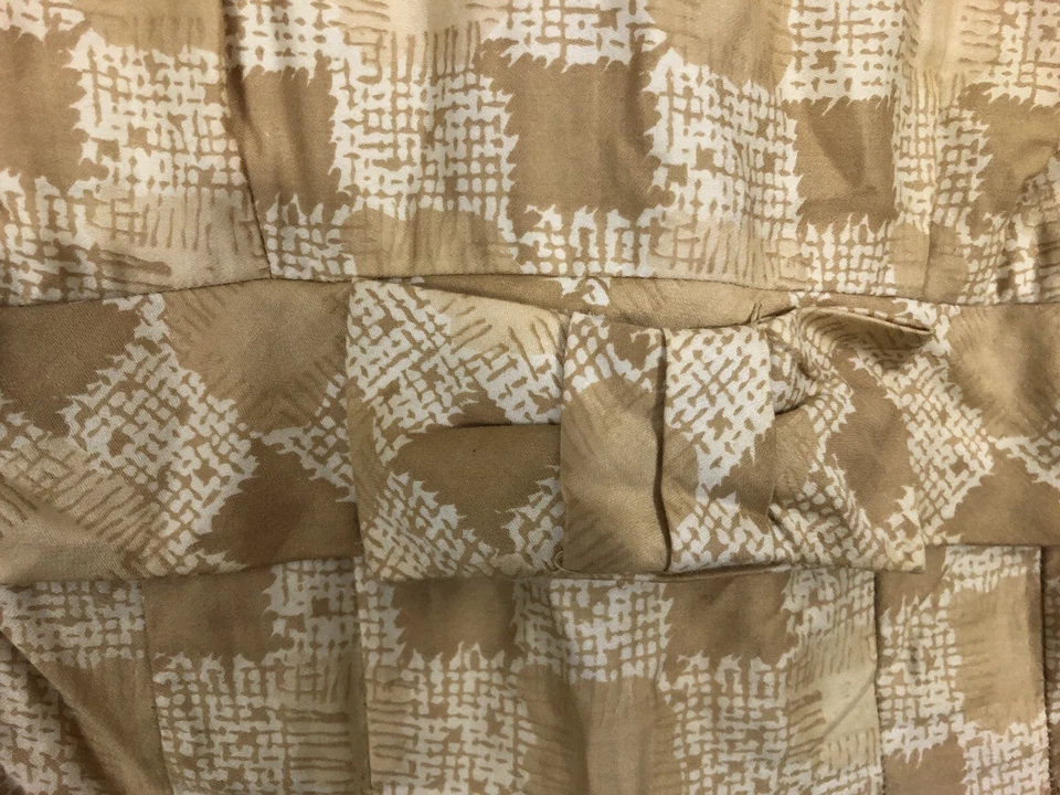 Vestido clásico estilo imperio vintage años 50 lazo abertura frontal hecho a mano talla pequeña Foto 3 de 4