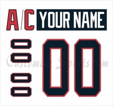 Windsor Spitfires Customized Number Kit For 2014-2017 White Uniform
