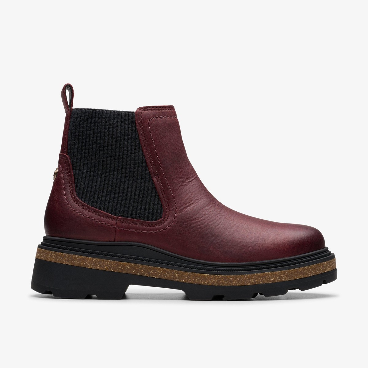 Clark’s Burgundy Suede Chelsea boots, Size 10 Chelsea Boots - Suede & Leather Chelsea Boots | Clarks UK main image 4
