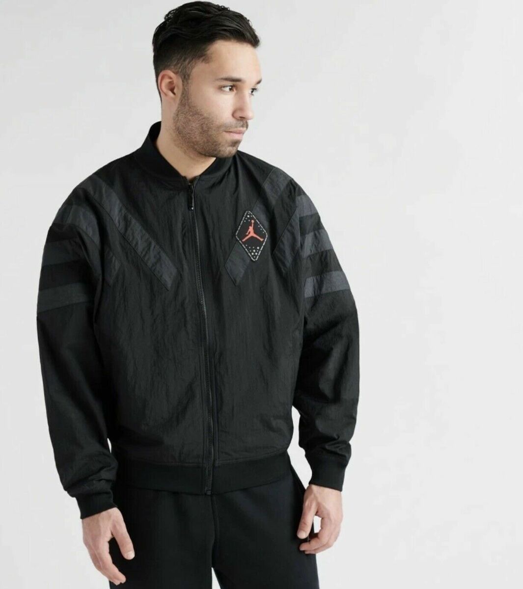 Nike Air Jordan Legacy AJ 6 Jacket Men's XL Black/Infrared Nike Air Jordan Legacy AJ 6 Jacket Men's XL Black/Infrared