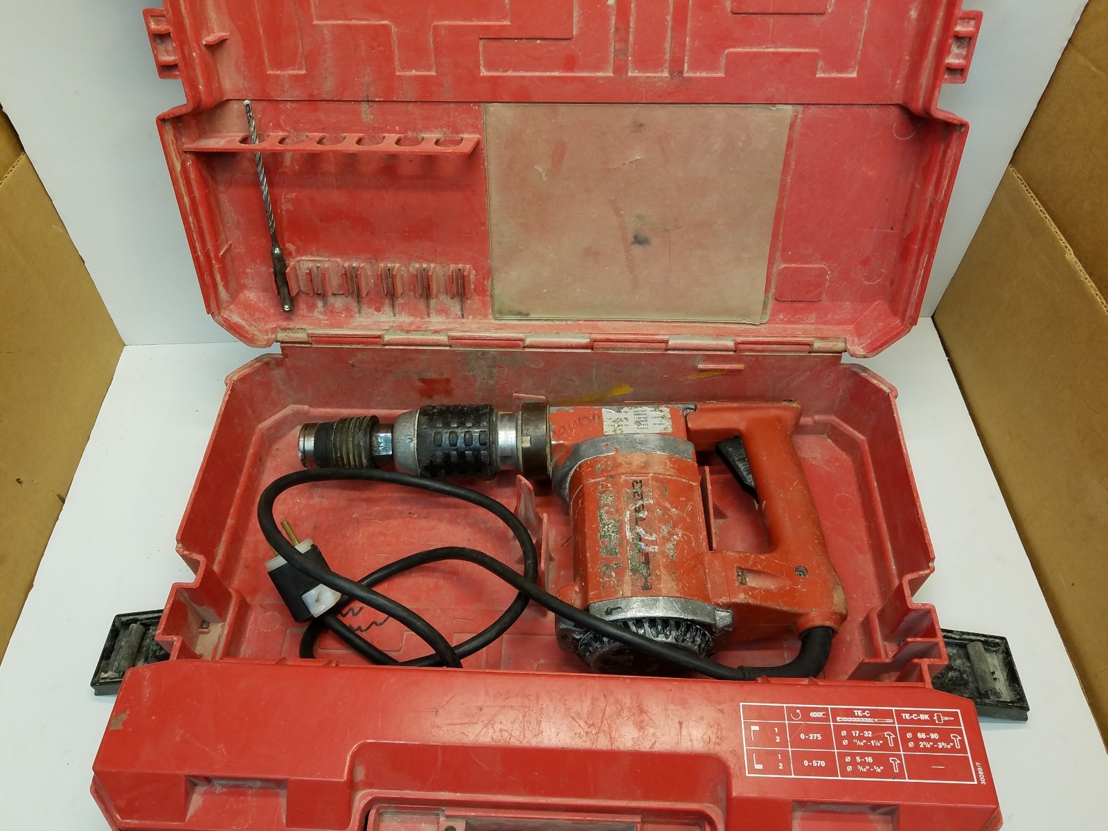 Jcb 520 525 530 540 Telescopic Handler Service Manual Hilti TE22 Rotary  Hammer Drill W/ Case & Bits SDS Te-22 | eBay